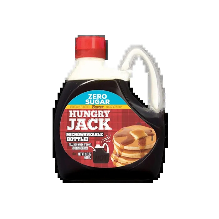 HUNGRY JACK 24 FL OZ CERO AZUCAR - COBERTURA DE MANTECA 6PK