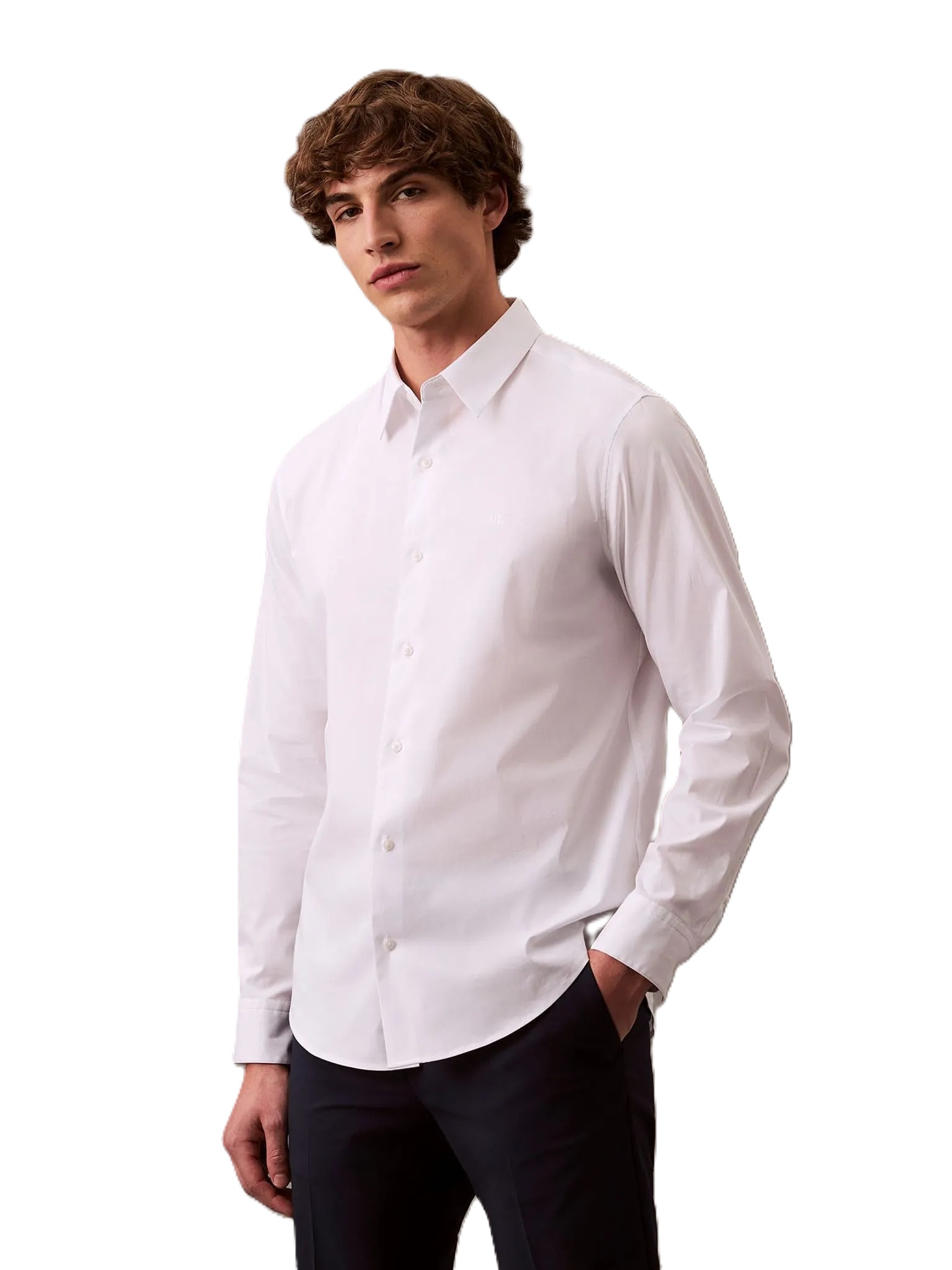 CAMISA M/L CAB. -BRILLIANT WHITE