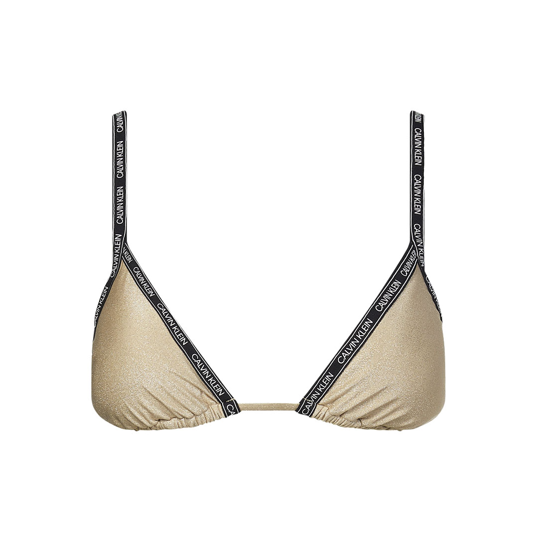 TRAJE BAÑO SUPERIOR DAMA-GOLD LUREX-XS - XS