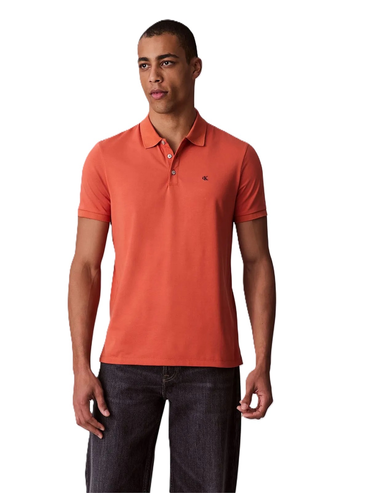 REMERA C/POLO CAB.-MECCA ORANGE