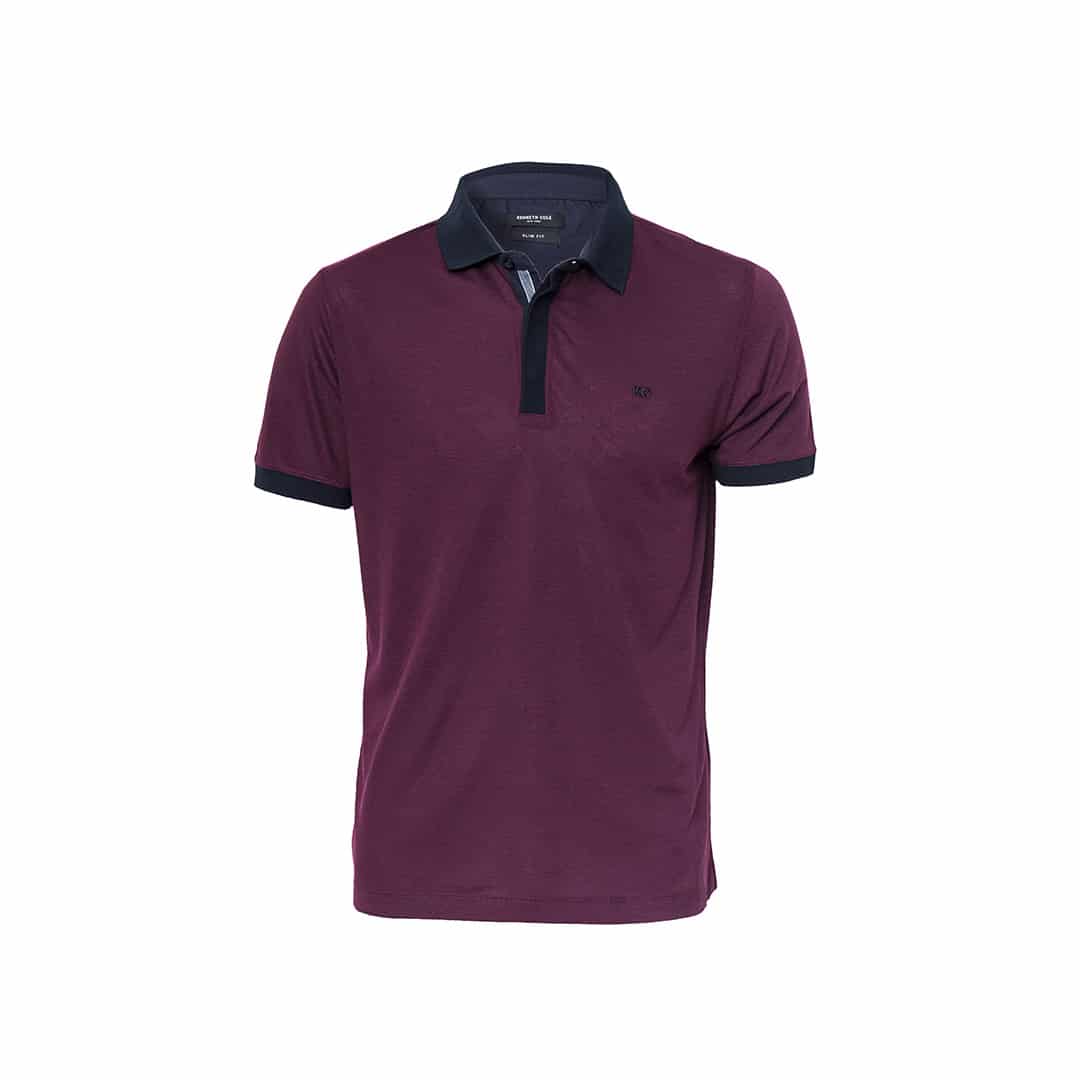 REMERA CUELLO POLO CAB BORDEAUX M