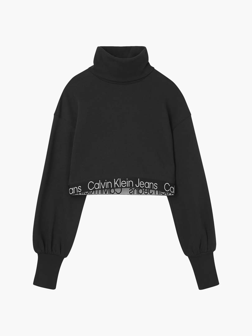 SUDADERA DAMA-CK BLACK