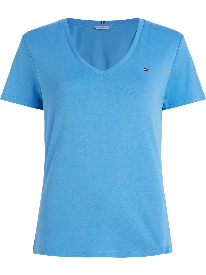 T-SHIRT C/V LISA DAMA HYDRANGEA BLUE