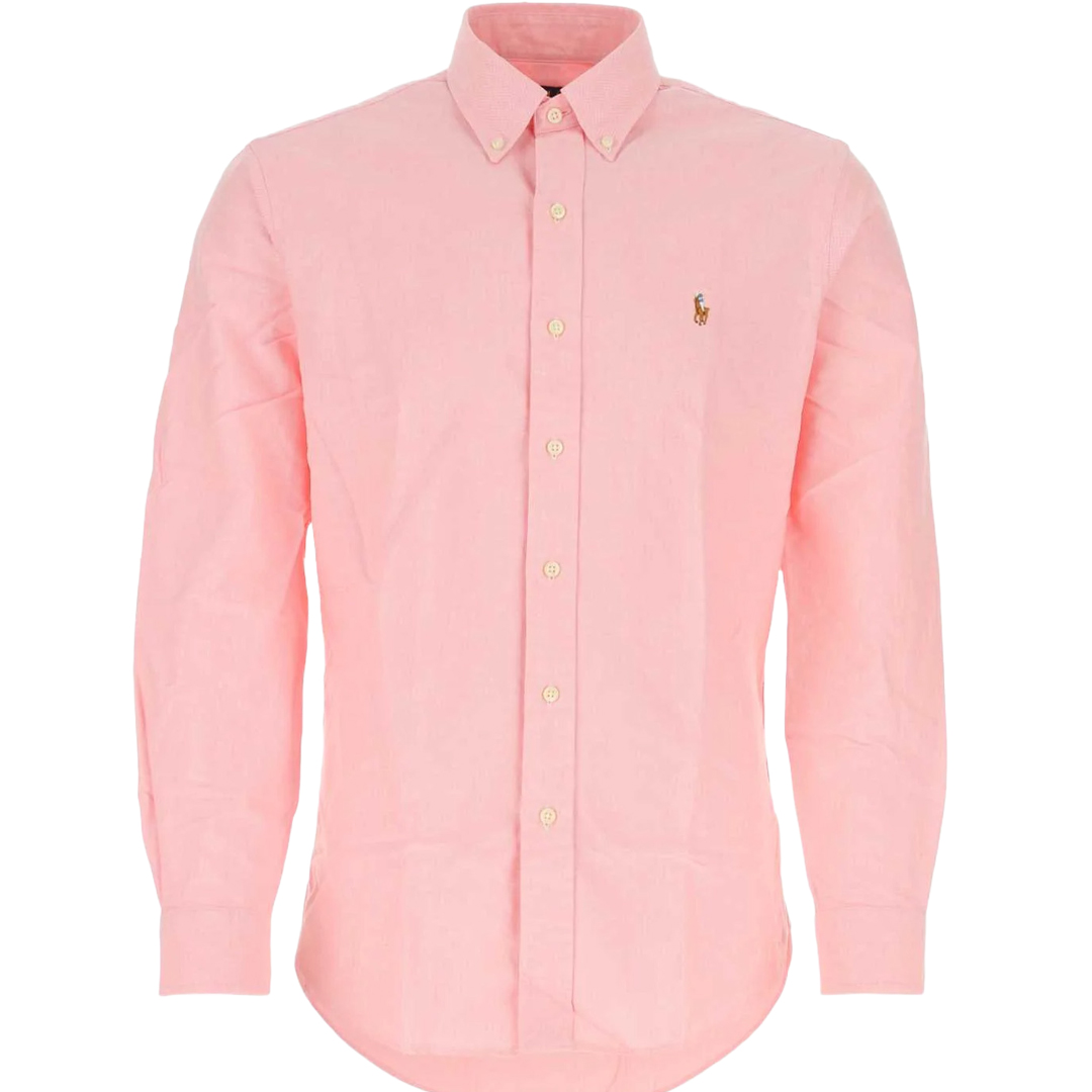 Camisa m/l-oxford custom-PINK