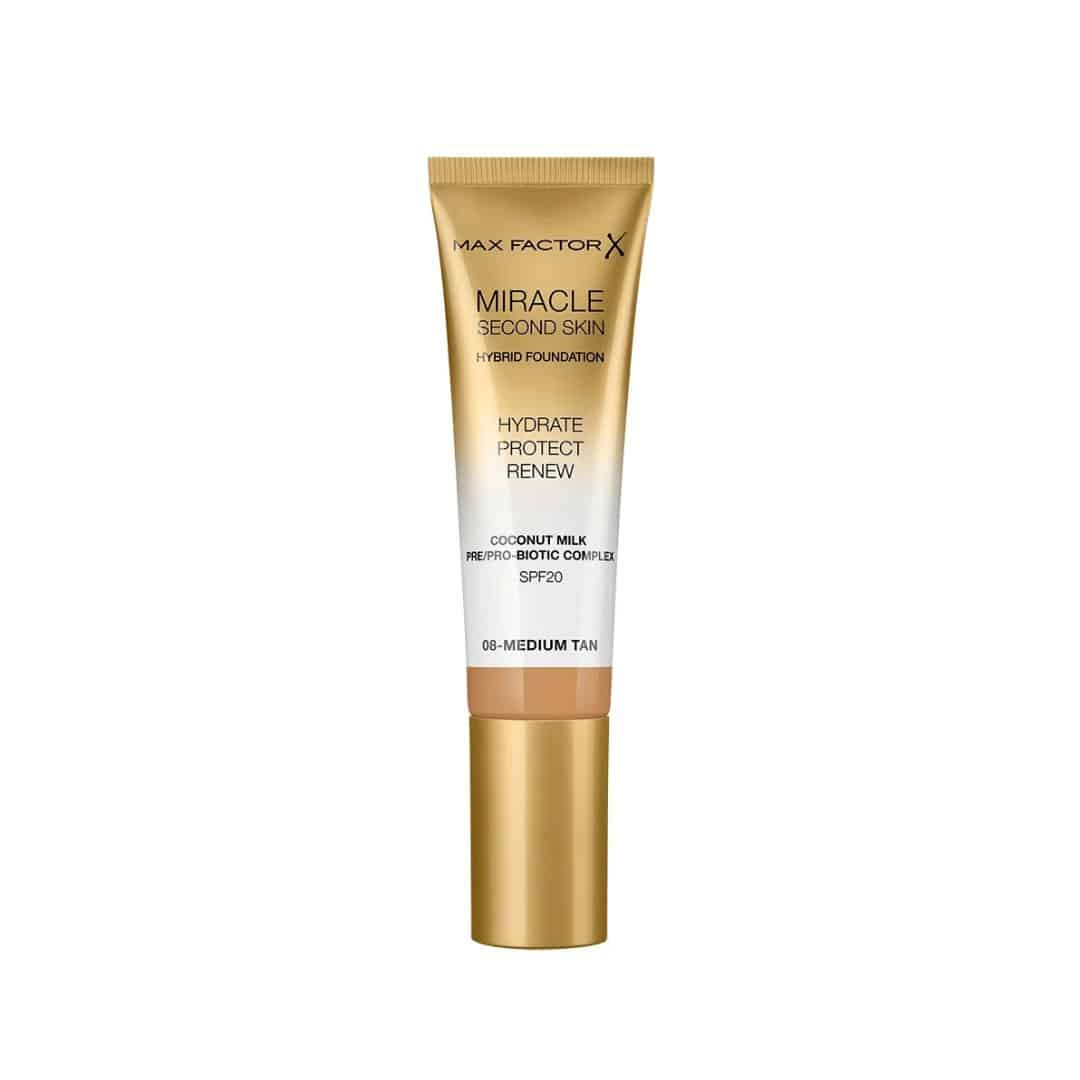 MIRACLE TOUCH SECOND SKIN FOUNDATION MEDIUM TAN 008