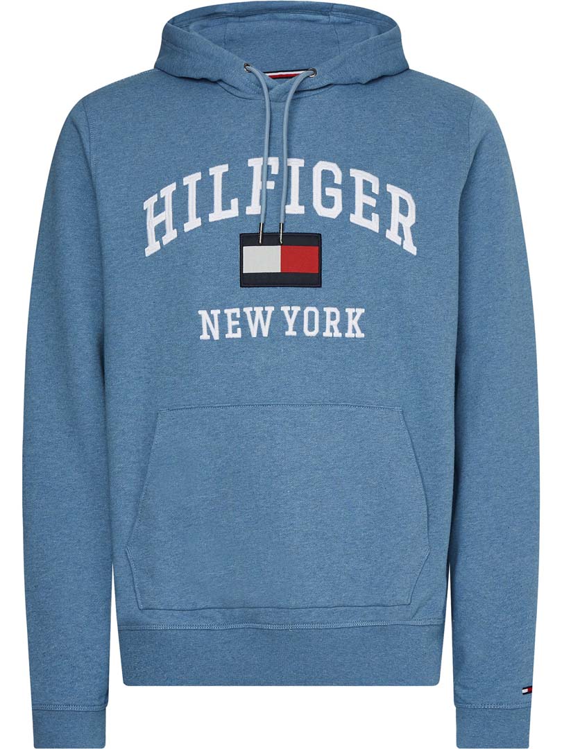 SUDADERA CAB. HEATHERED DENIM BLUE