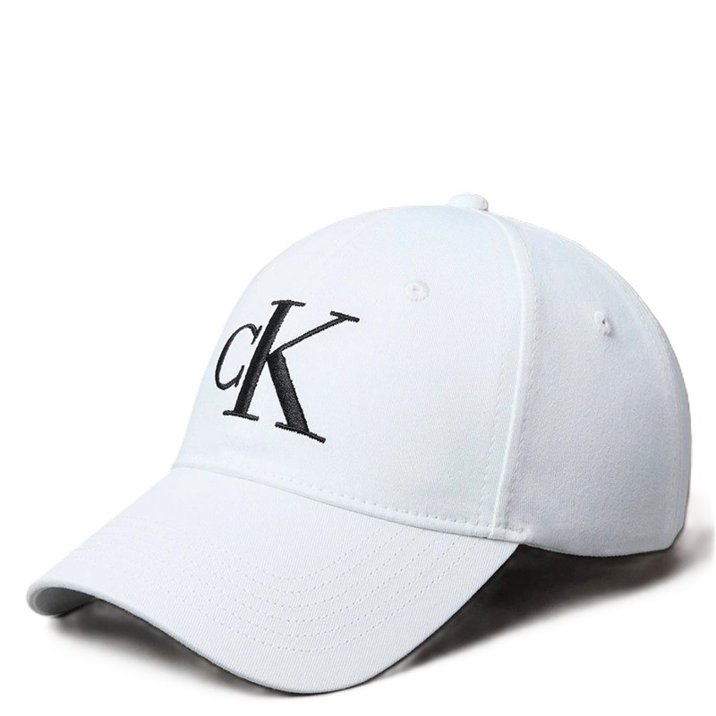 GORRO DAMA-LARGE MONOGRAM EMBROIDERY BASE-BRIGHT WHITE-OS - OS