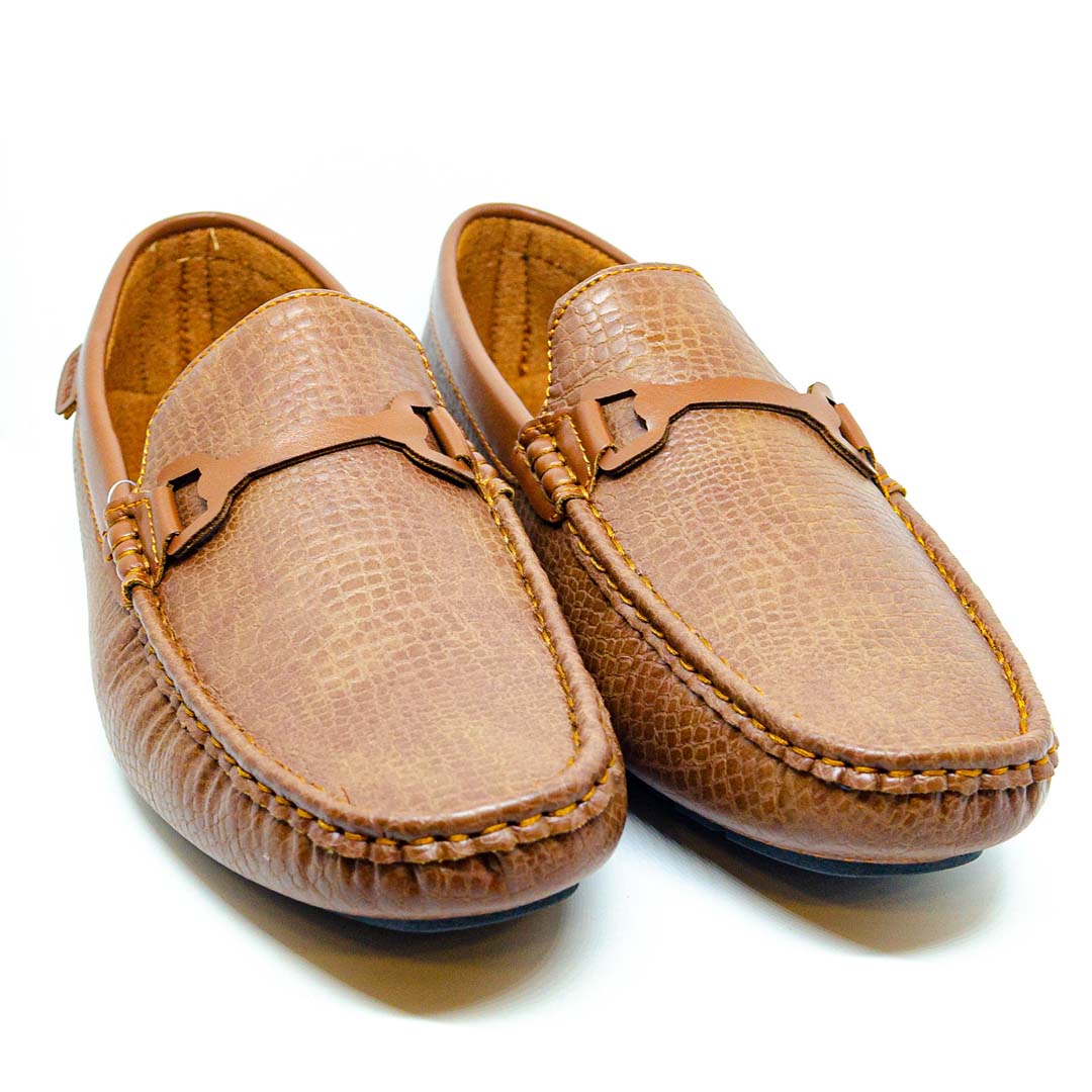 MOCASIN CAB.DASHER CROCCOBROWN40