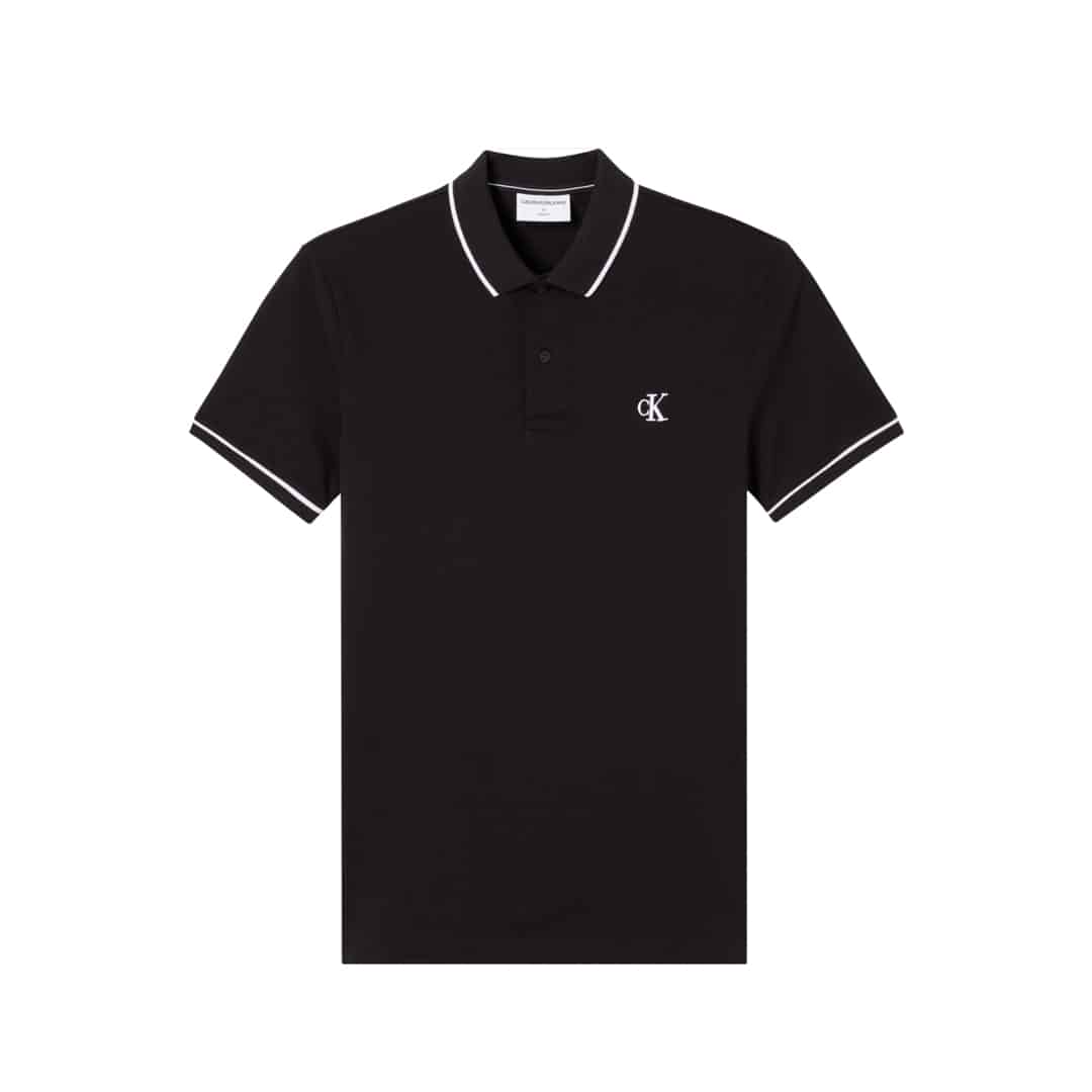 REMERA C/POLO PIQUE -CK BLACK-XS