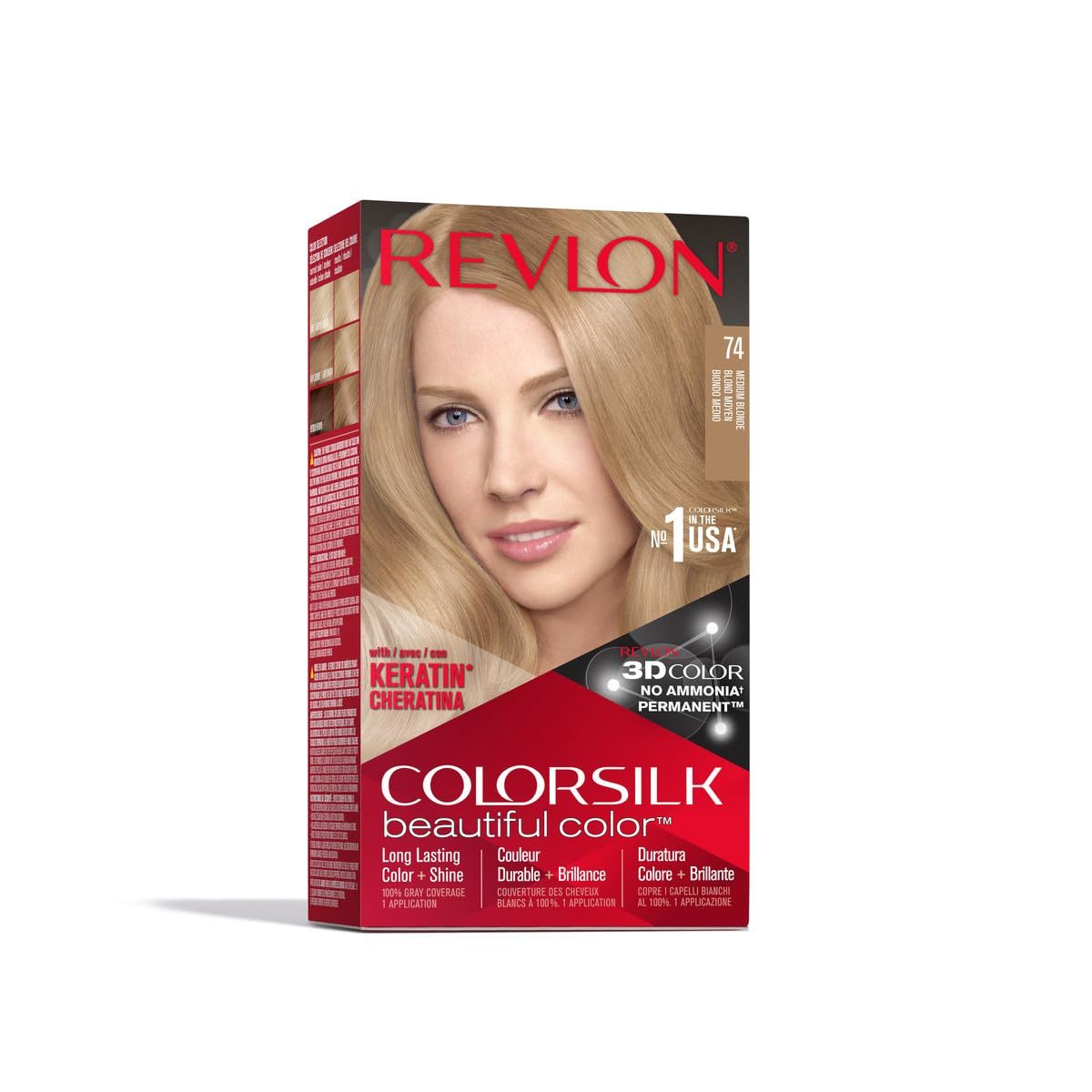 HAIR COLORSILK NATURAL BLONDE 7N