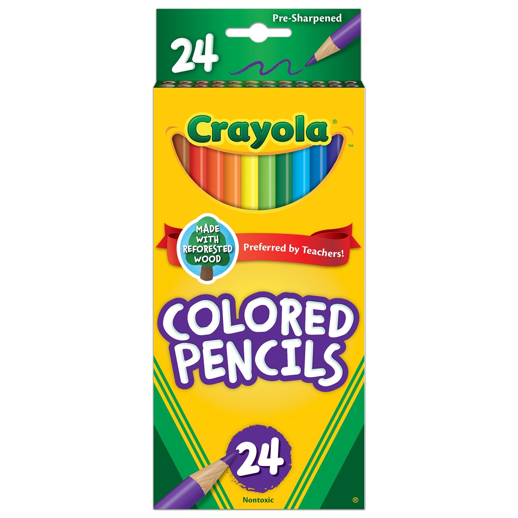 CRAYOLA CRAYOLA 36/24CT COLORED PENCILS LONG