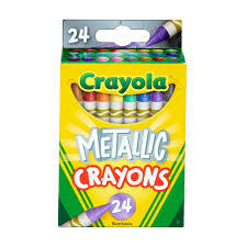 CRAYOLA 24CT. METALLIC CRAYONS