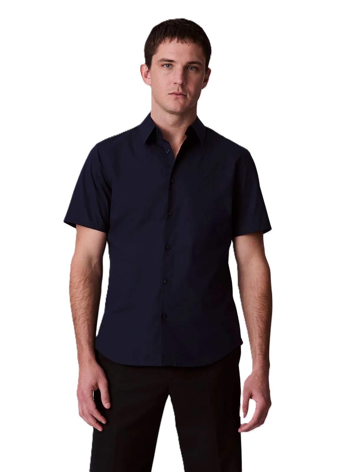 CAMISA M/C CAB.-DARK SAPPHIRE