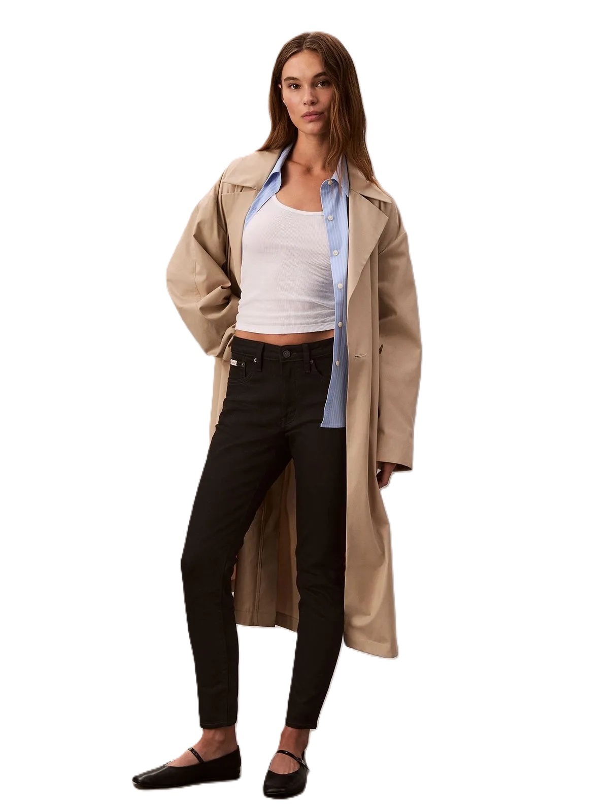 PANT. JEANS DAMA-CK CLASSIC BLACK