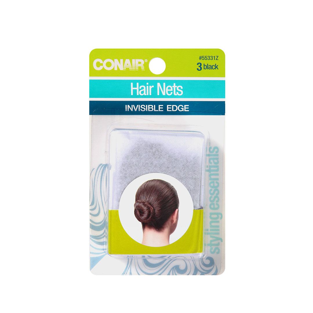 JUEGO DE REDES P/CABELLO NEGRAS 3 PIEZAS