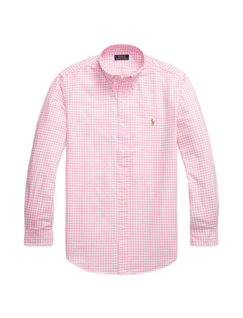 CAMISA CAB. M/L-4338C PINK/WHITE