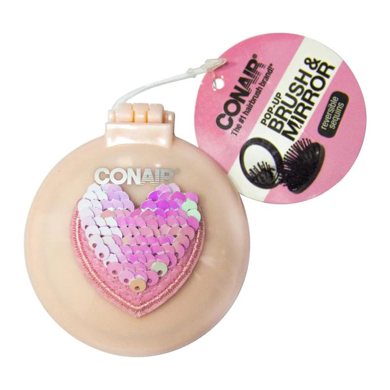 CEPILLO CON ESPEJO, ROSA