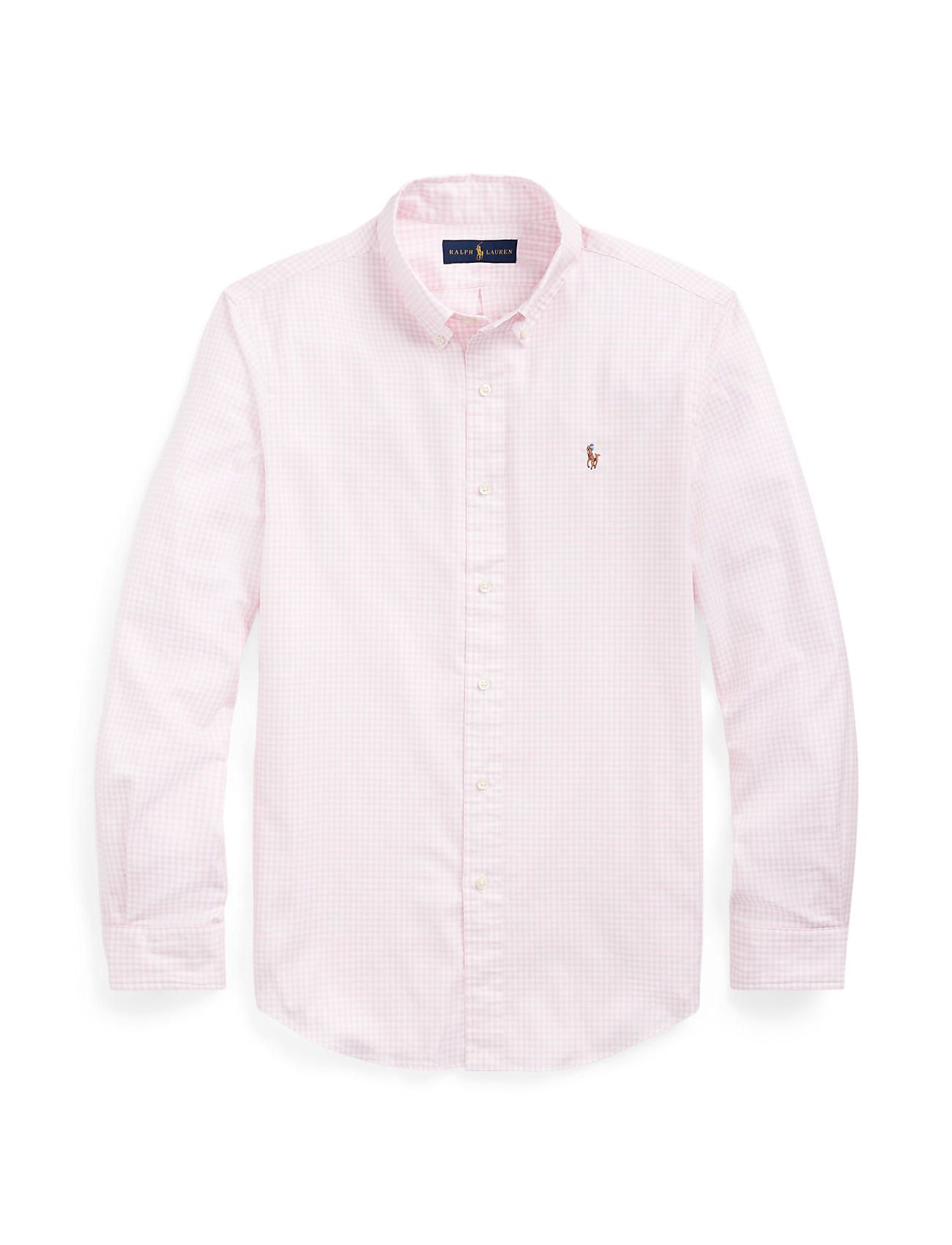 CAMISA M/L CUADROS-5452B PINK/WHITE