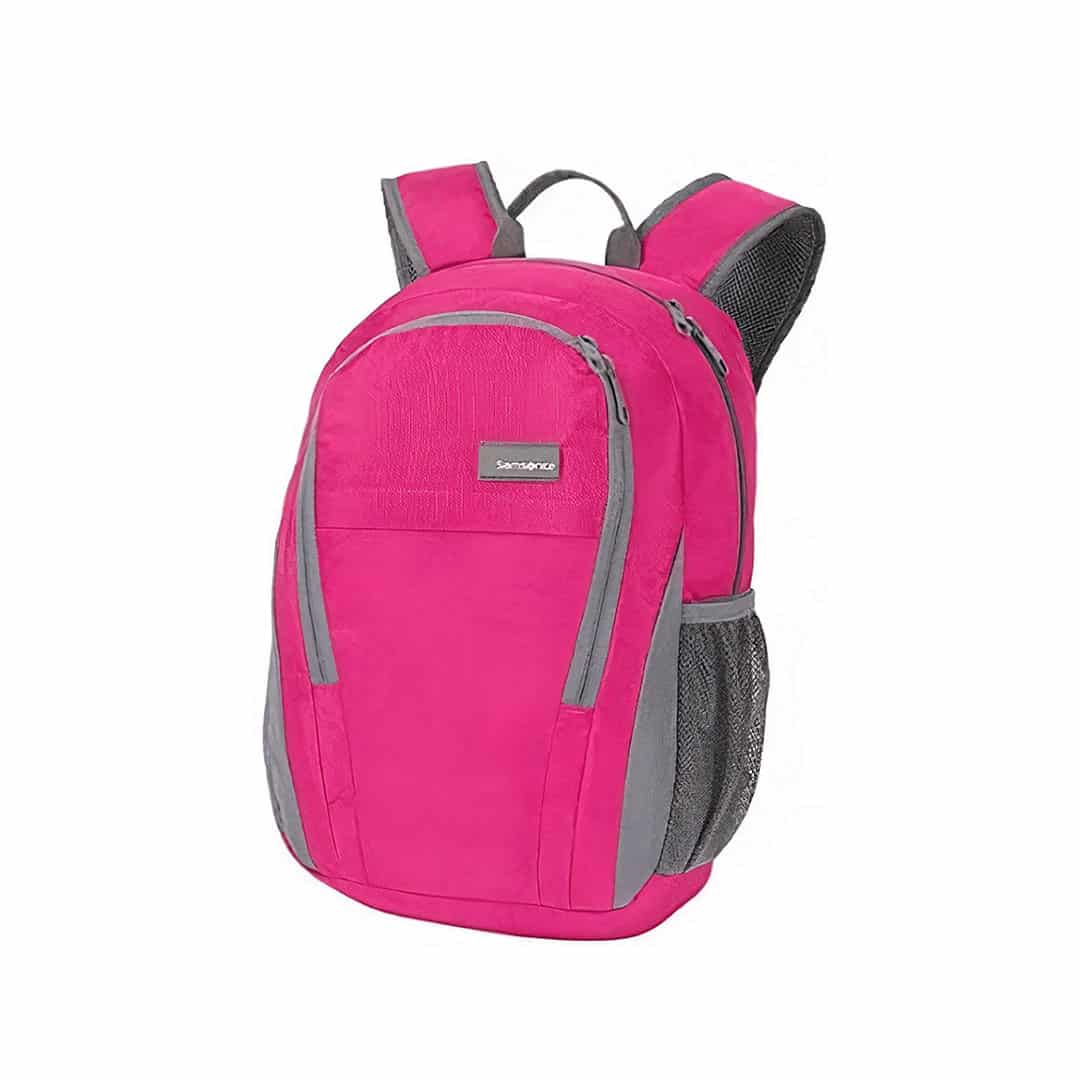 MOCHILA GEMINI P/LAPTOP - GRIS ROSADO
