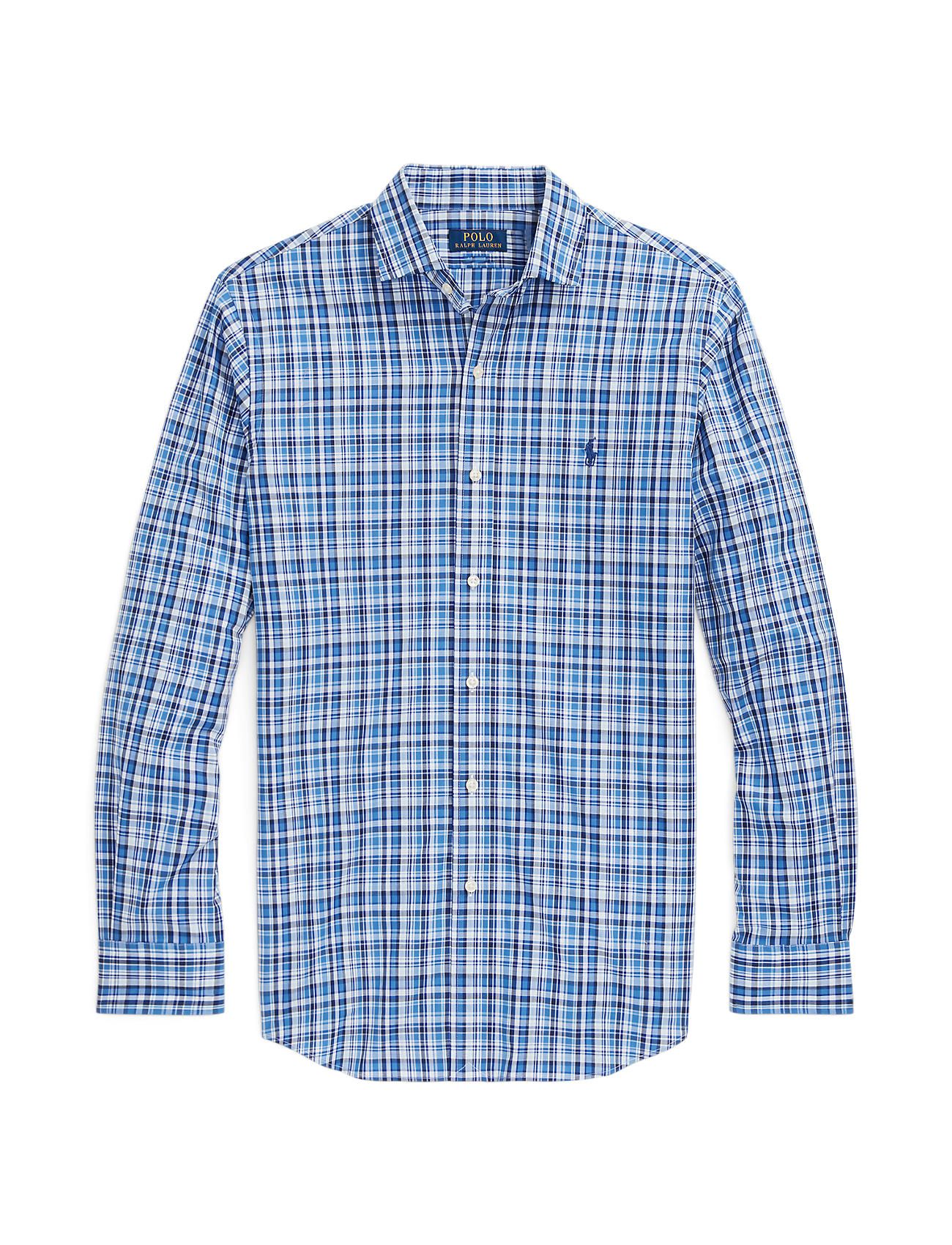 CAMISA M/L CUADROS-5456A BLUE MULTI