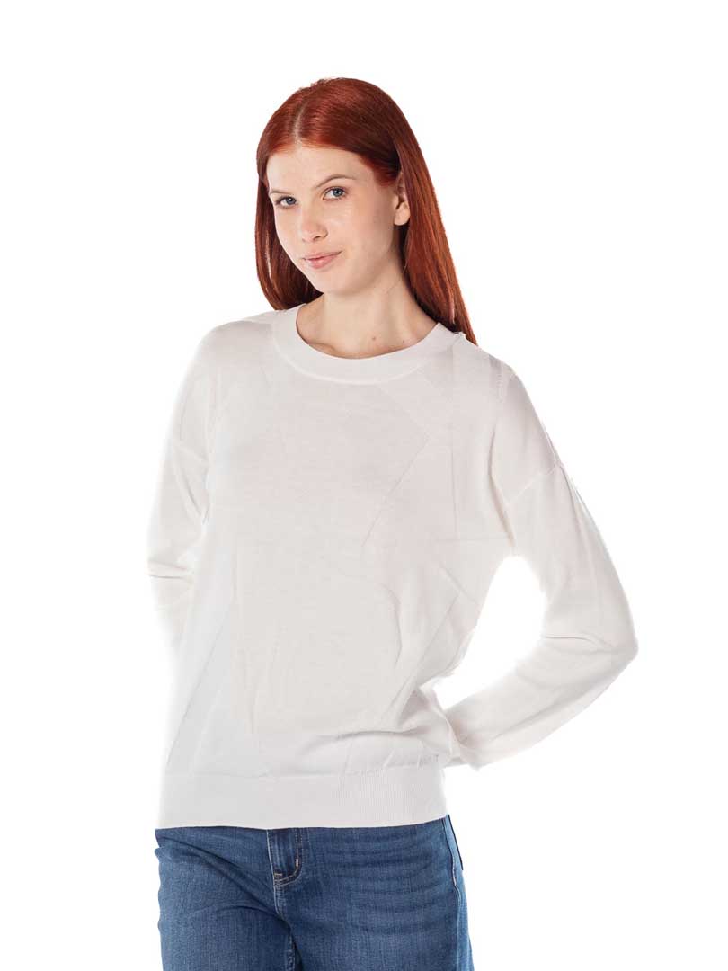 BLUSA DAMAS L/S-SOFT WHITE
