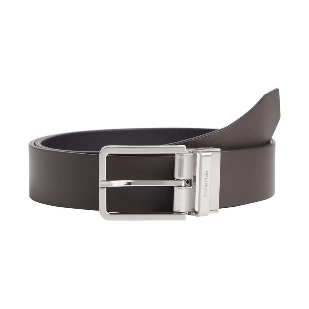 CINTO CABALLERO-BLACK TEXTURED/DARK BROWN SMOO-85 - 85