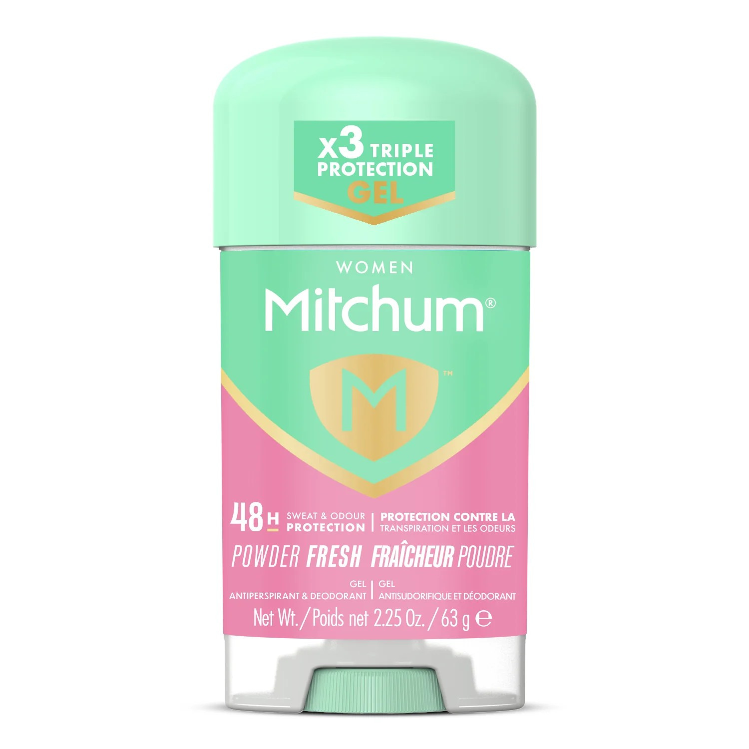 LADY MITCHUM DEOD.CLEAR GEL POWD.FRESH.2,25 OZ