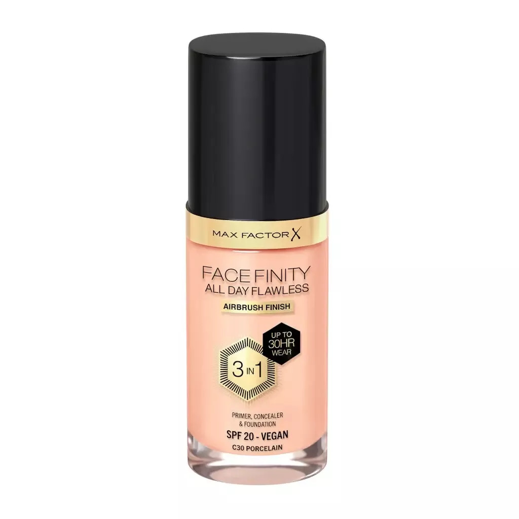 FACEFINITY ALL DAY FLAWLESS LIQUID 3 IN 1, PORCELAIN